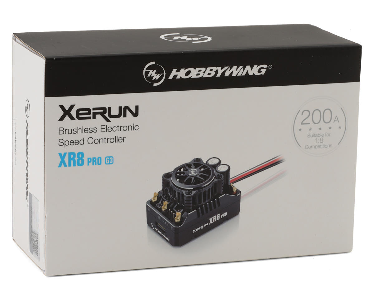 HOBBYWING: Xerun XR8 Pro G3 1/8 Competition Sensored Brushless ESC