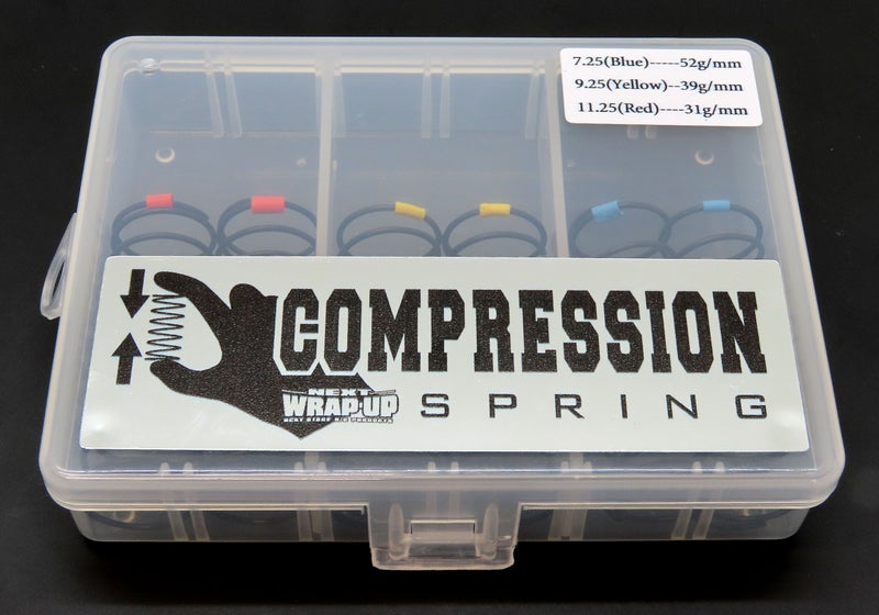 WRAP-UP NEXT: Compression spring set 45mm (7.25 / 9.25 / 11.25 rolls)