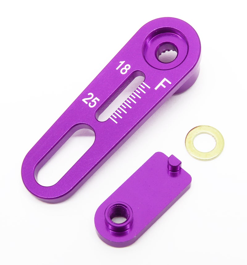 WRAP-UP NEXT: Adjust Range Servo Horn F 18-25mm(purple)