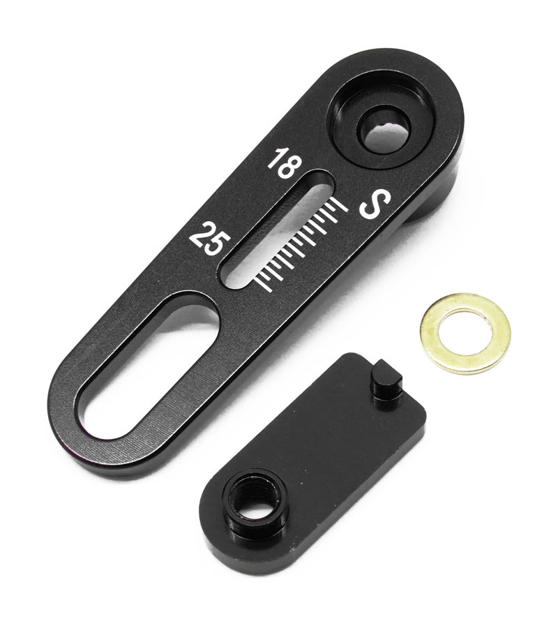 WRAP-UP NEXT: Adjust Range Servo Horn S 18-25mm(black)