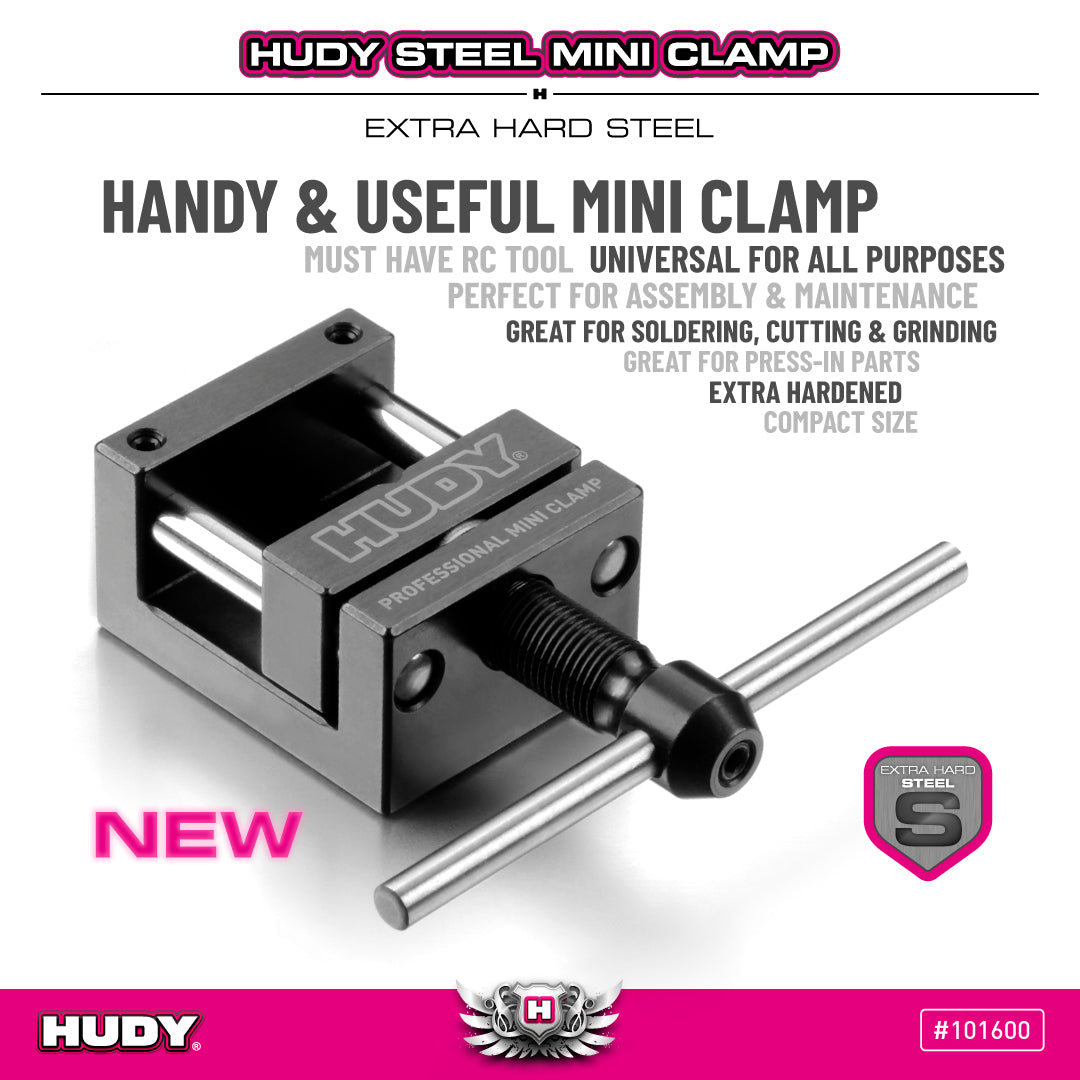 HUDY STEEL MINI CLAMP – EXTRA HARD STEEL