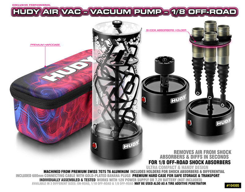 HUDY: HUDY AIR VAC - VACUUM PUMP - 1/8 OFF-ROAD