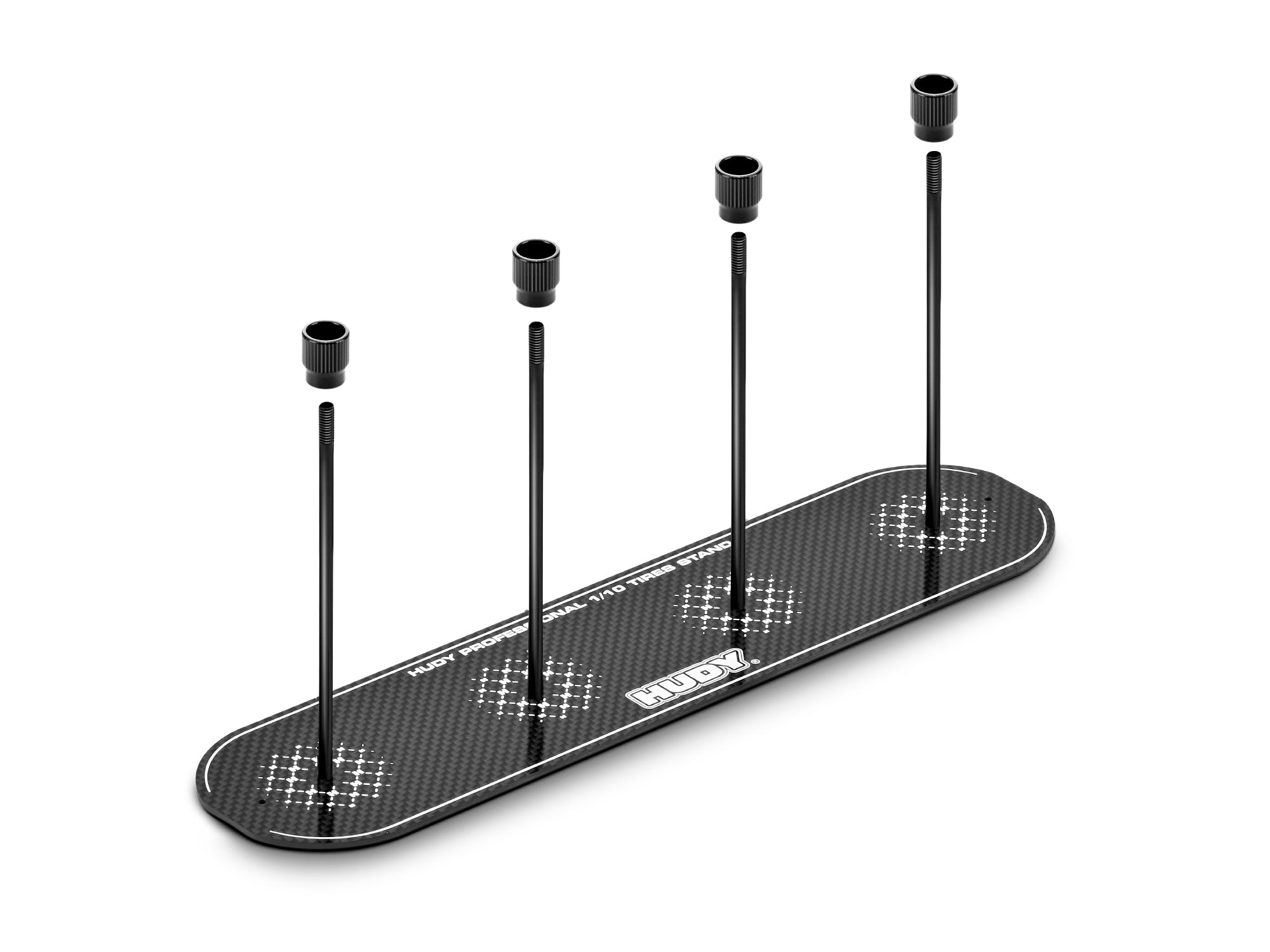 HUDY CARBON TIRE STAND + HARD CASE - 1/10 ELECTRIC TC