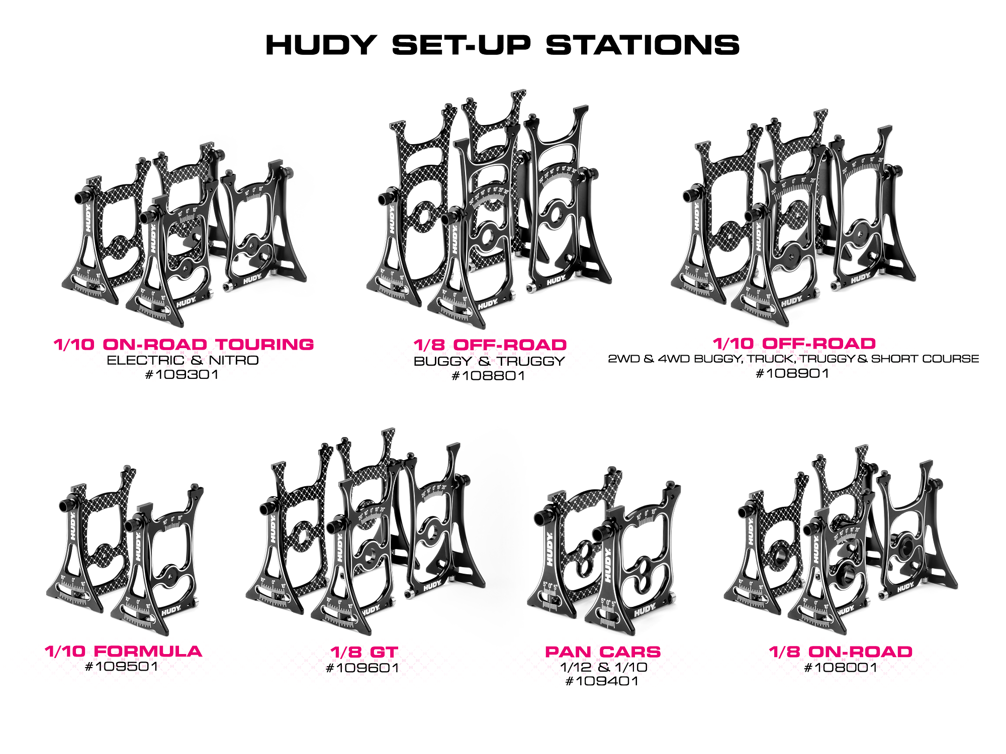 HUDY SET-UP STATION FOR 1/10 TOURING CARS