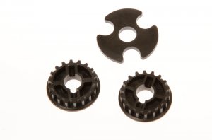 SERPENT: Pully middle 19T + spacer (3)  (SER401360)