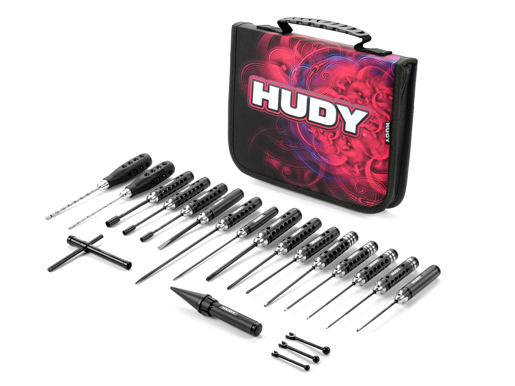 HUDY: SET OF TOOLS + CARRYING BAG - FOR ALL CARS