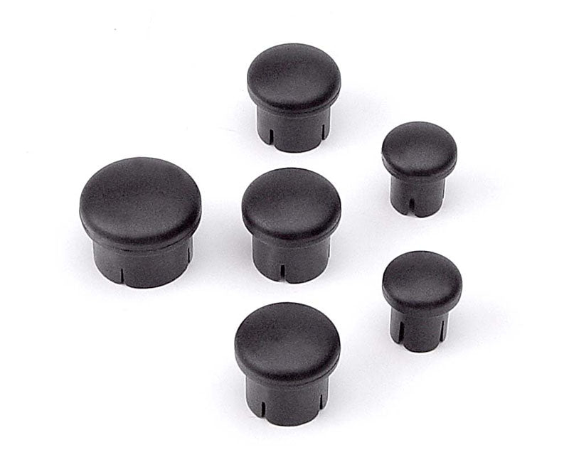 HUDY: PLASTIC CAP FOR HANDLE ( SET -  3+2+1) BLACK