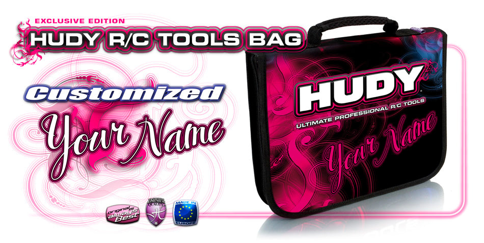 HUDY: HUDY RC TOOLS BAG - EXCLUSIVE EDITION - CUSTOM NAME