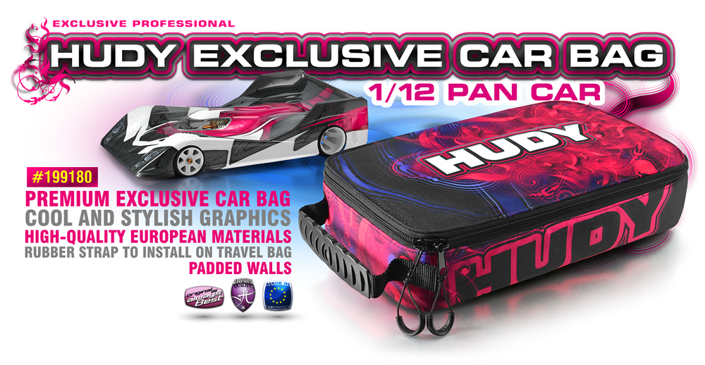 HUDY CAR BAG - 1/12 PAN CAR - CUSTOM NAME
