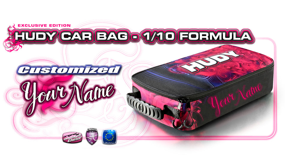 HUDY CAR BAG - 1/10 FORMULA - CUSTOM NAME