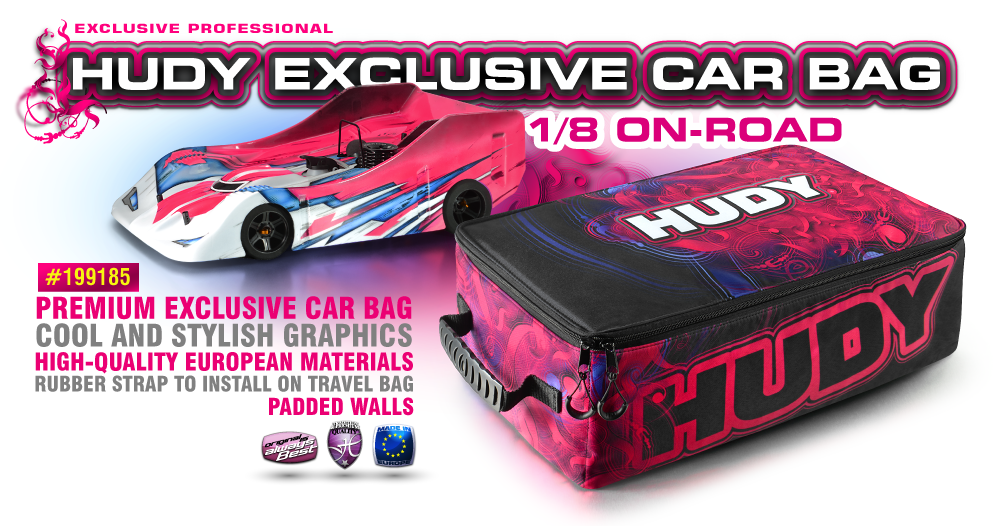 HUDY CAR BAG - 1/8 ON-ROAD - CUSTOM NAME