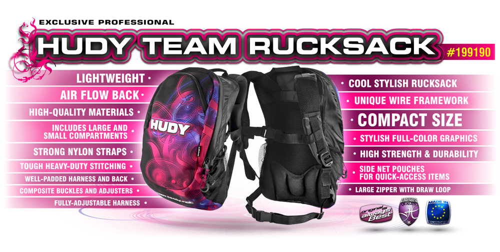 HUDY TEAM RUCKSACK - CUSTOM NAME