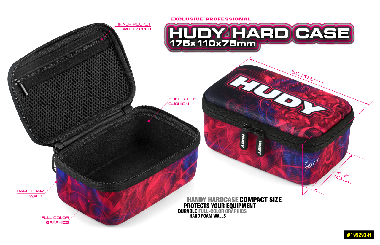 HUDY HARD CASE - 175x110x75MM - ACCESSORIES BAG MEDIUM