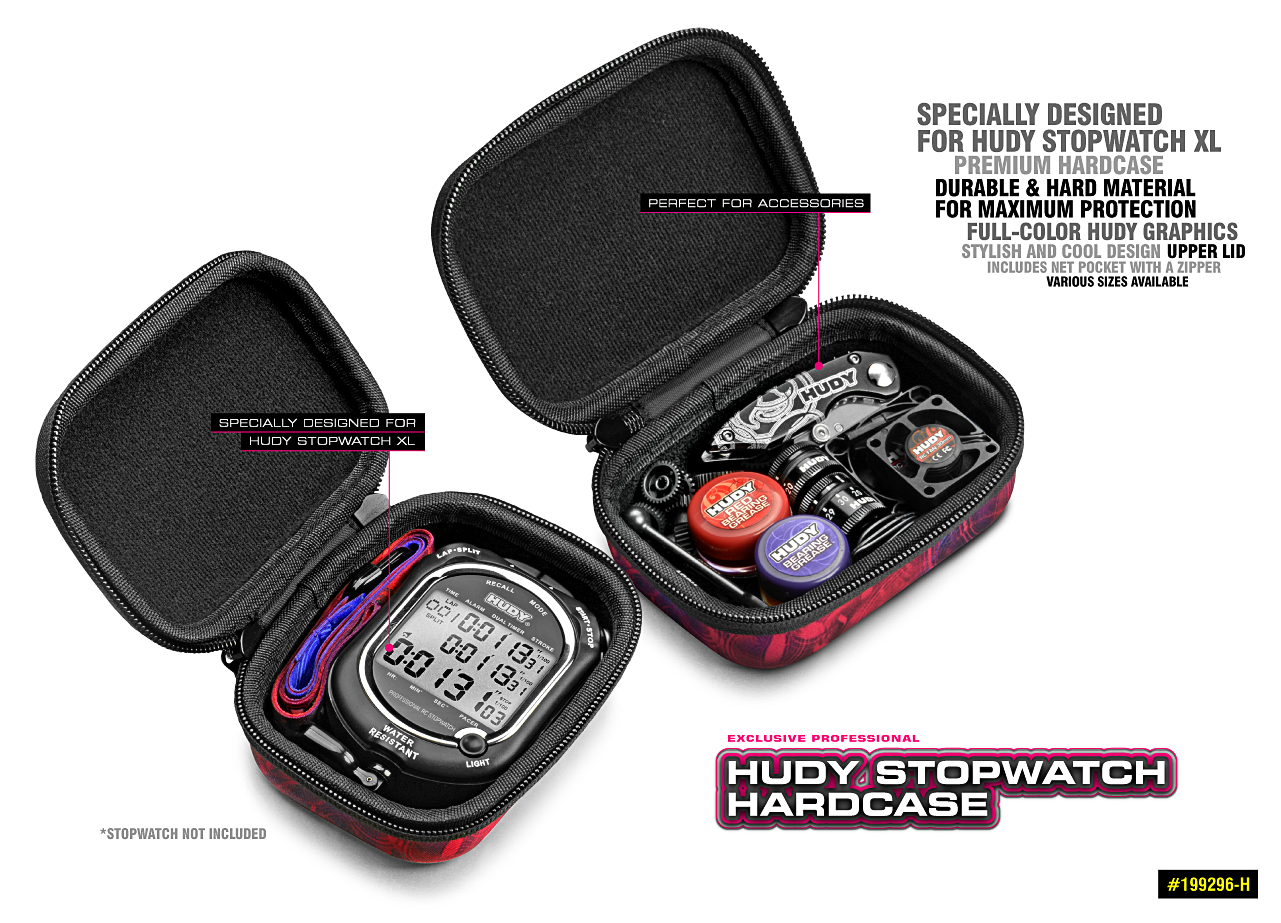 HUDY: HUDY HARD CASE - 120x85x46MM - ACCESSORIES / STOP WATCH