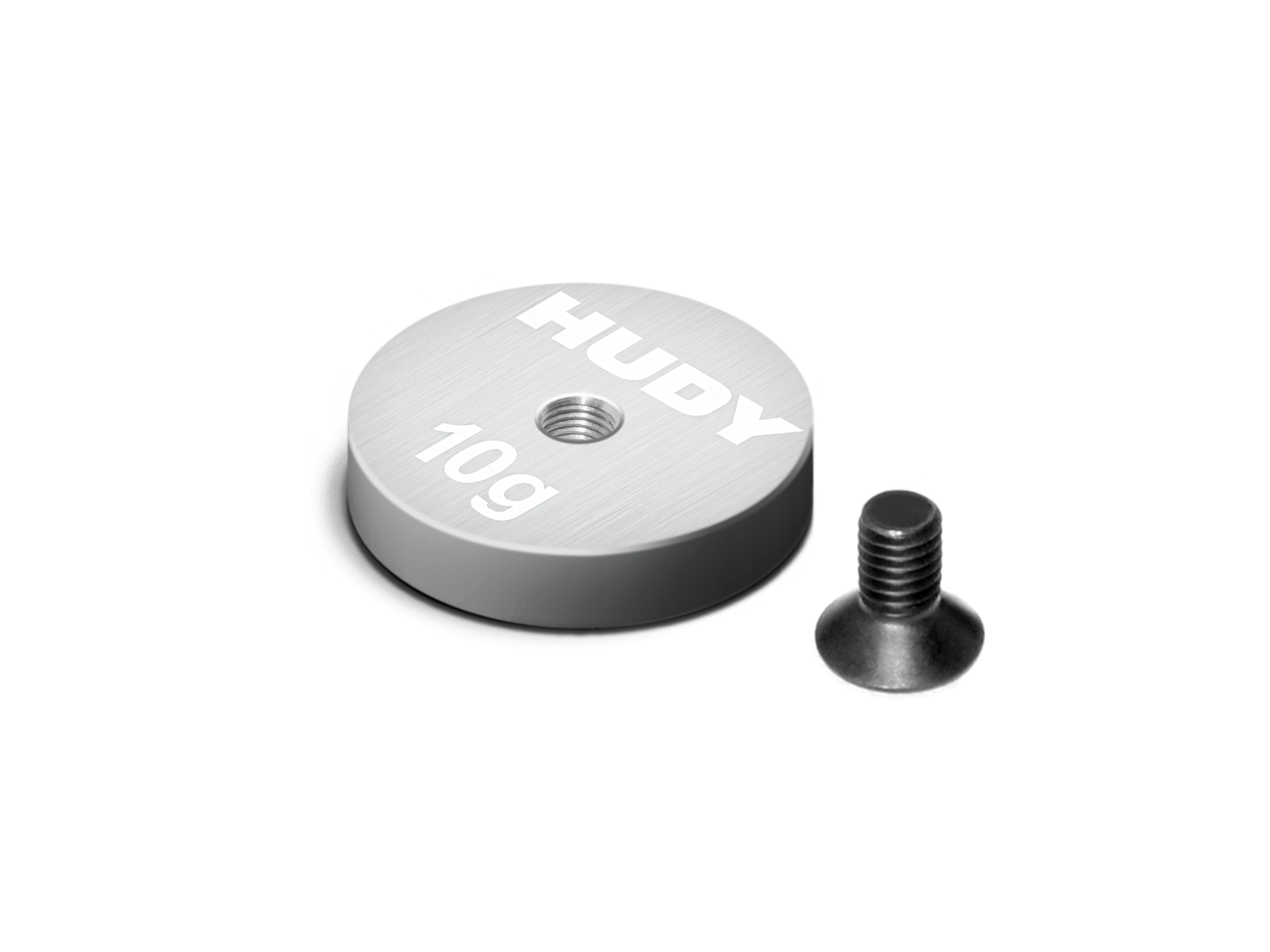 HUDY: PURE TUNGSTEN WEIGHT THIN ROUND 15mm WITH M3 - 10g