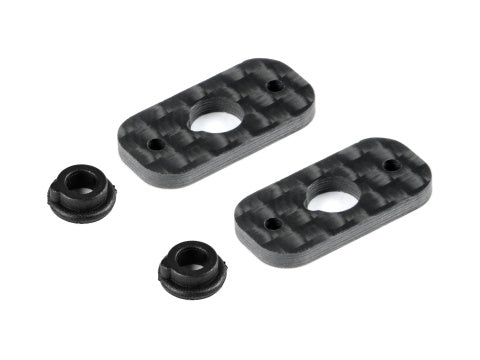 HUDY CARBON REAR WING MOUNT - 1/10 ELECTRIC (2)