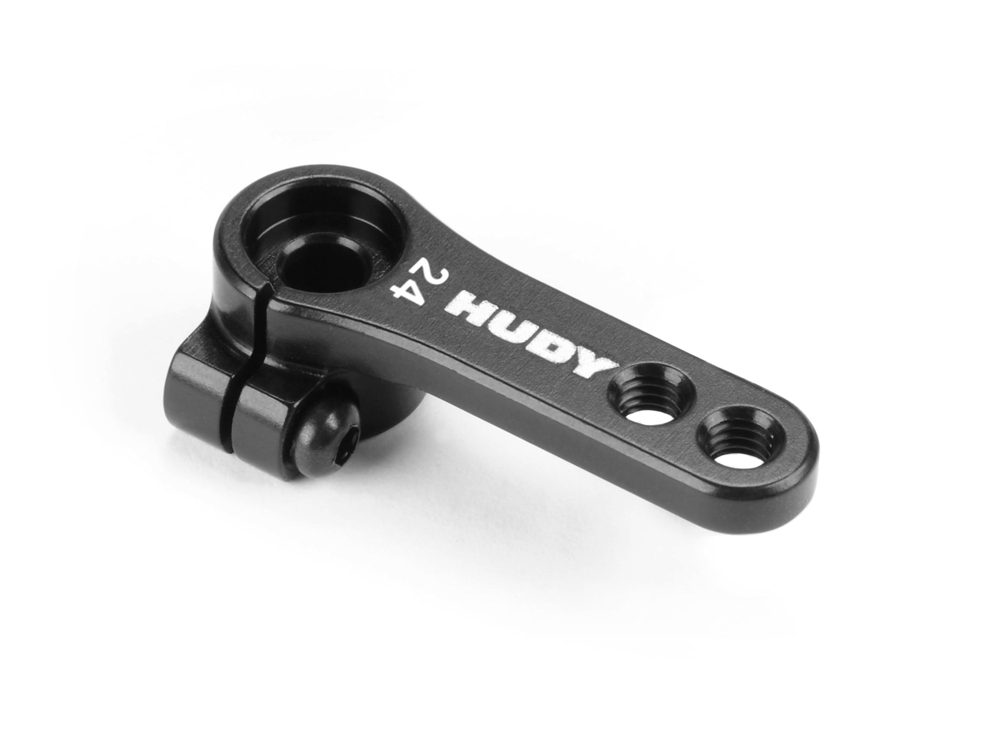 HUDY ALU CLAMP SERVO HORN - HITEC - OFFSET - 2-HOLE - M3 - 24T