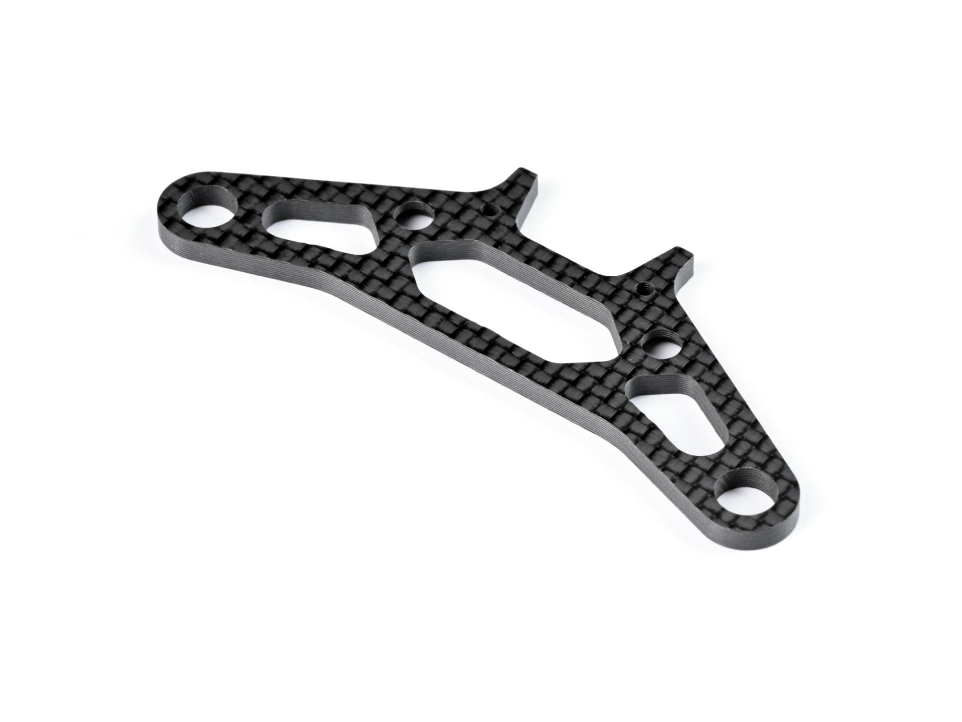 XRAY X4 CARBON UPPER HOLDER FOR BUMPER FOR UNI BULKHEADS