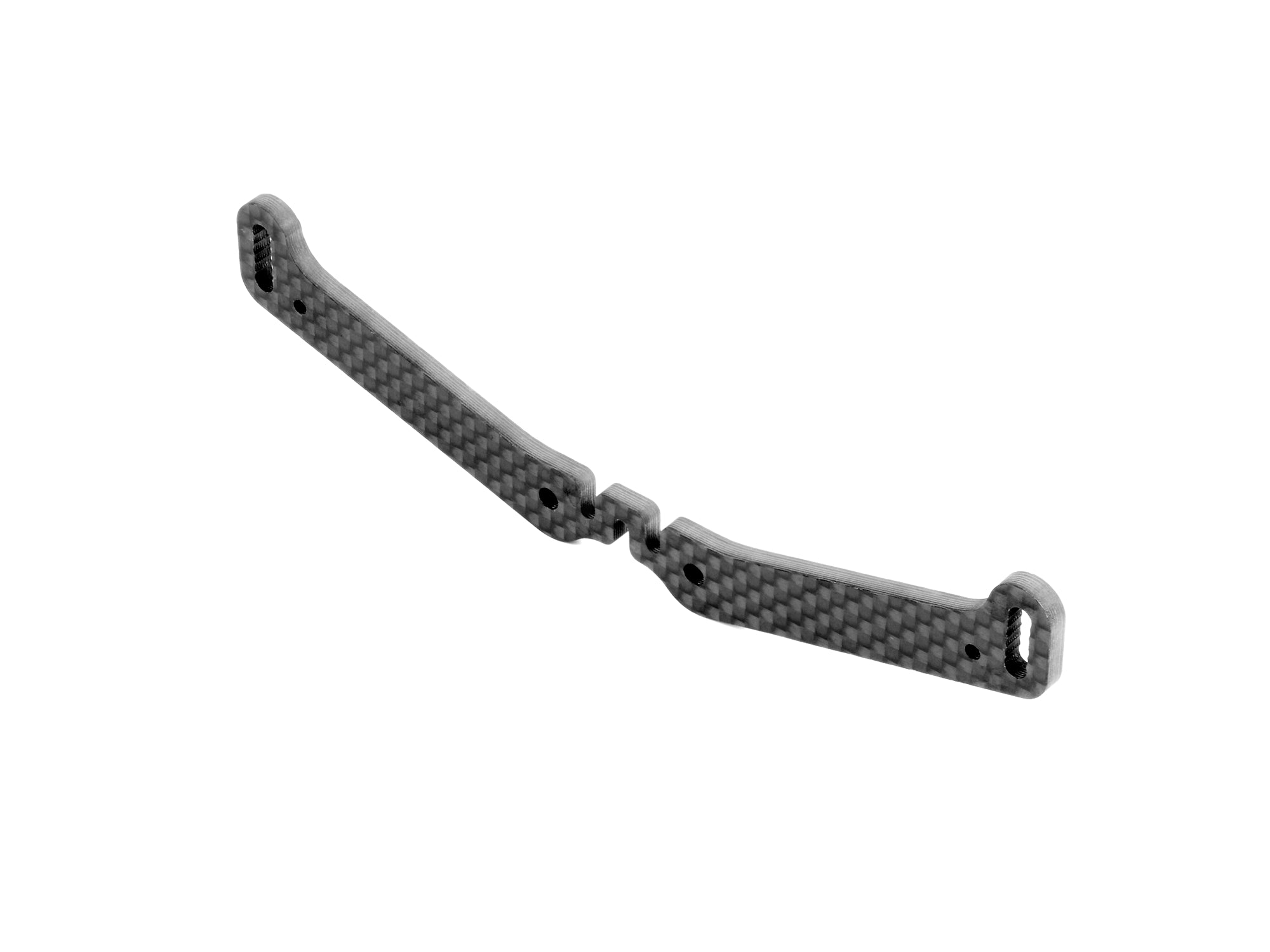 XRAY X4F CARBON BODY POST & BODY POST HOLDER - ONE-PIECE - WAVE
