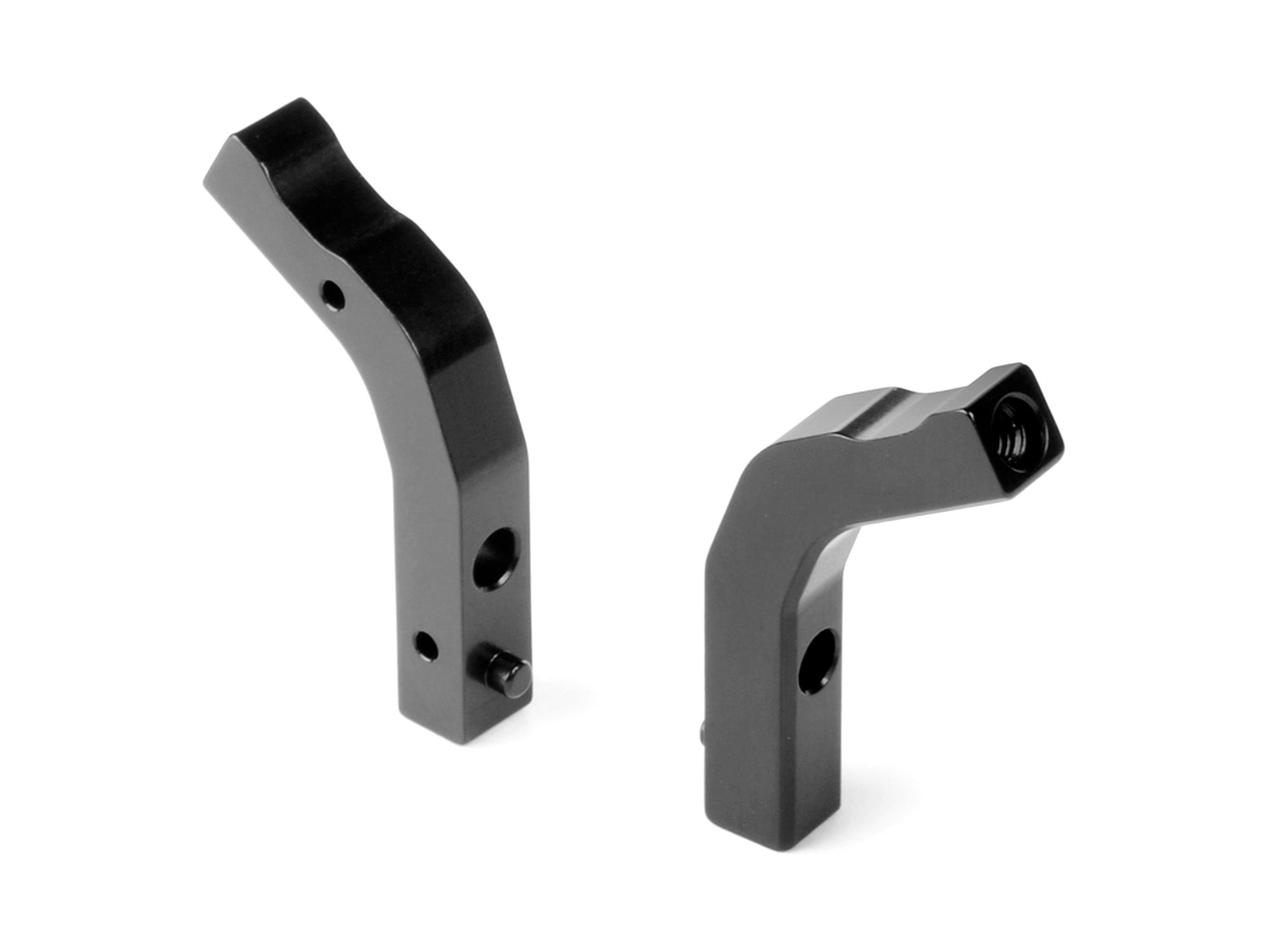 XRAY X4 ALU SHOCK HOLDER FRONT FIXED FOR UNI BULKHEADS (2)