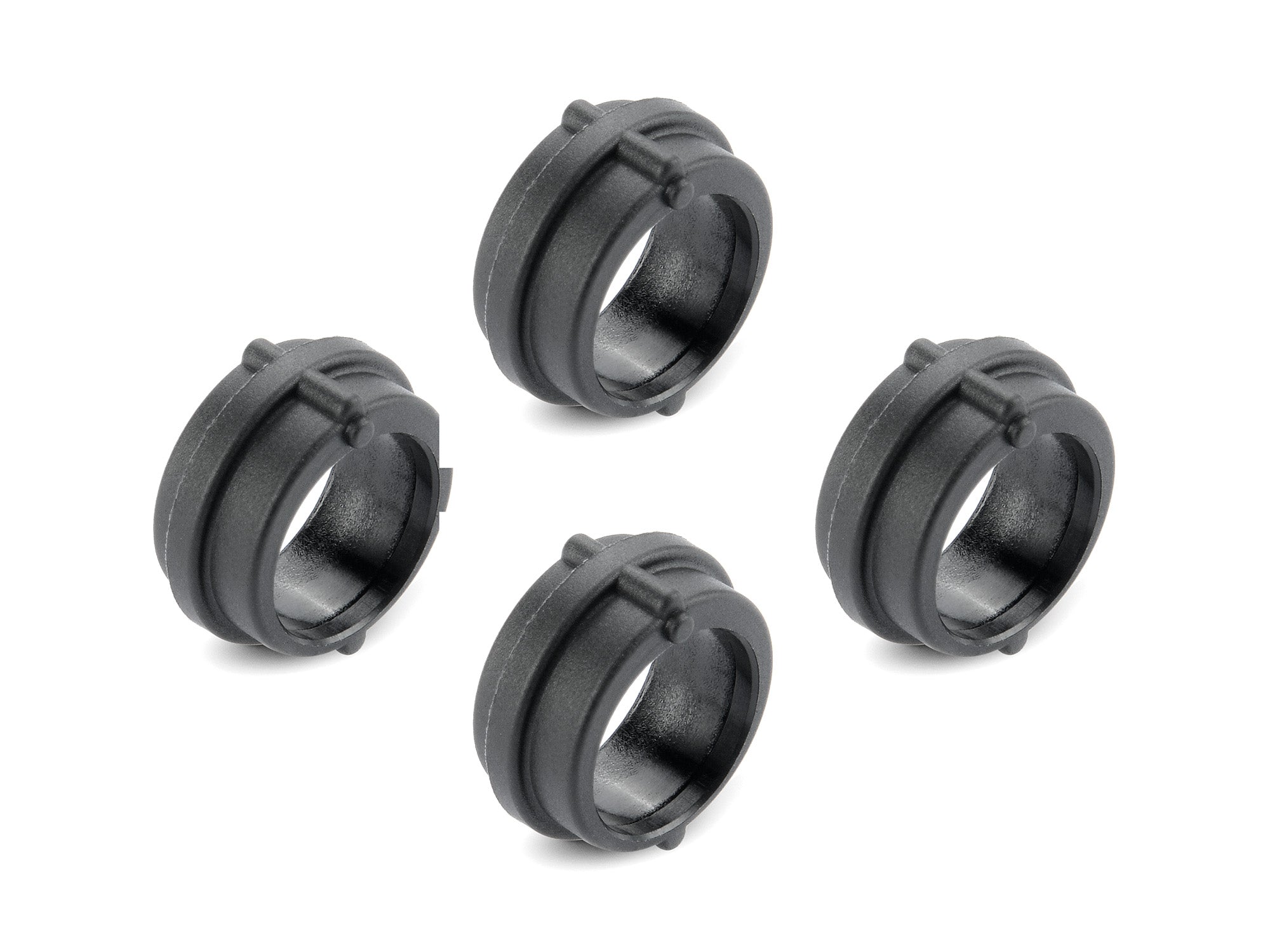 XRAY X4 COMPOSITE ADJUSTMENT BALL-BEARING HUB FOR UNI BULKHEADS (4)
