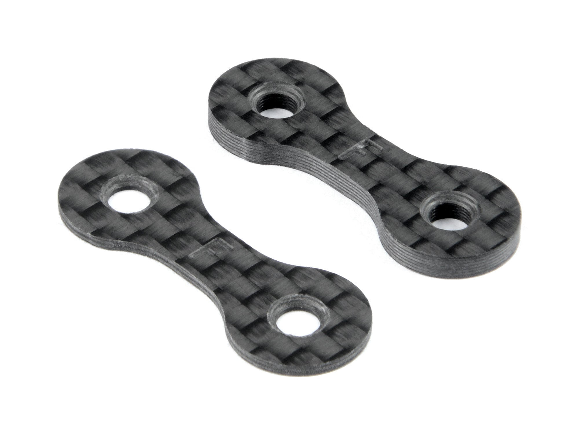 XRAY X4 FRONT ROLL-CENTER CARBON SPACER 1+2MM (1+1)