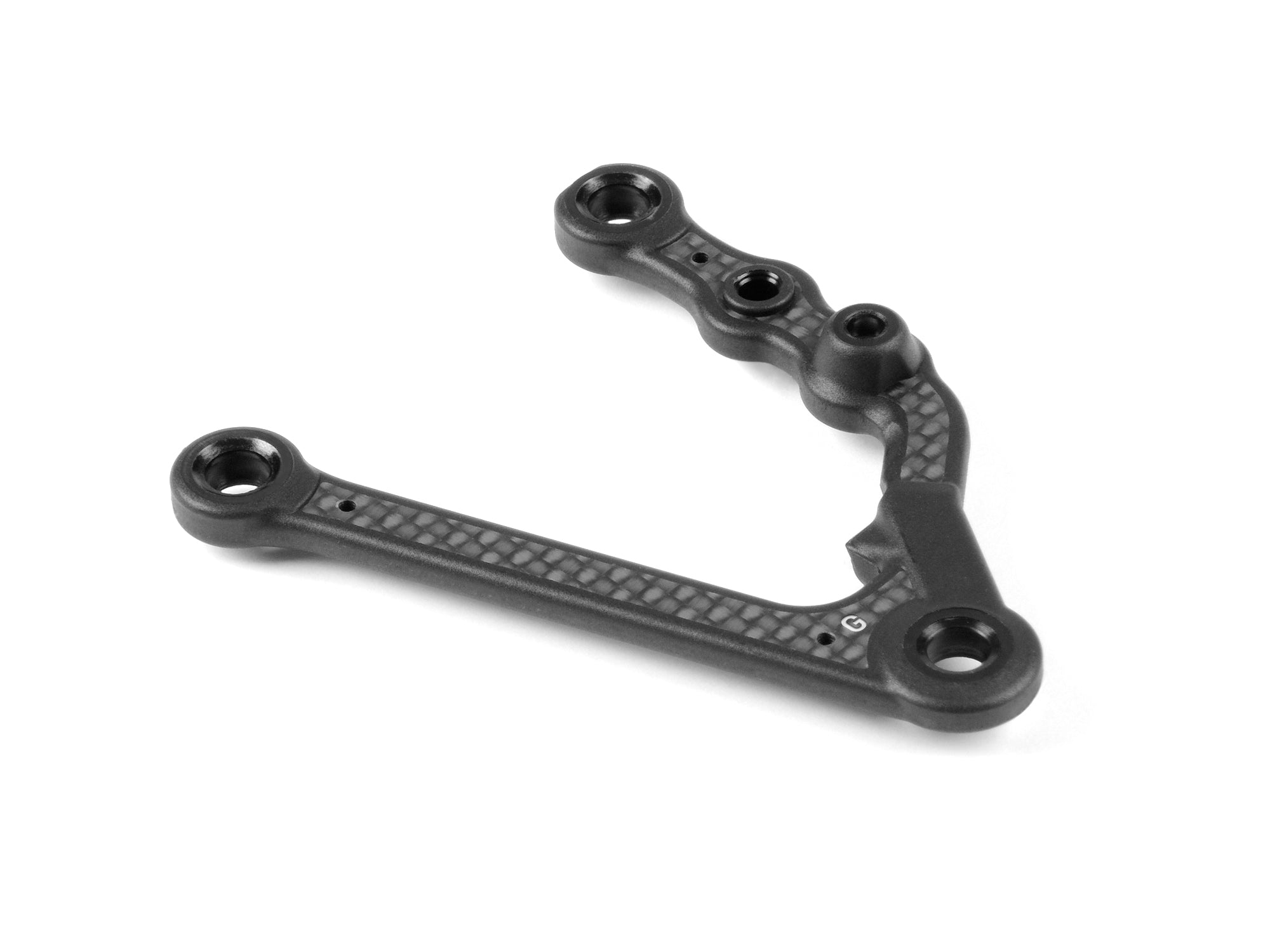 XRAY: X4 CFF™ FRONT LOWER ARM - INNER SHOCK POSITION - GRAPHITE - LEFT
