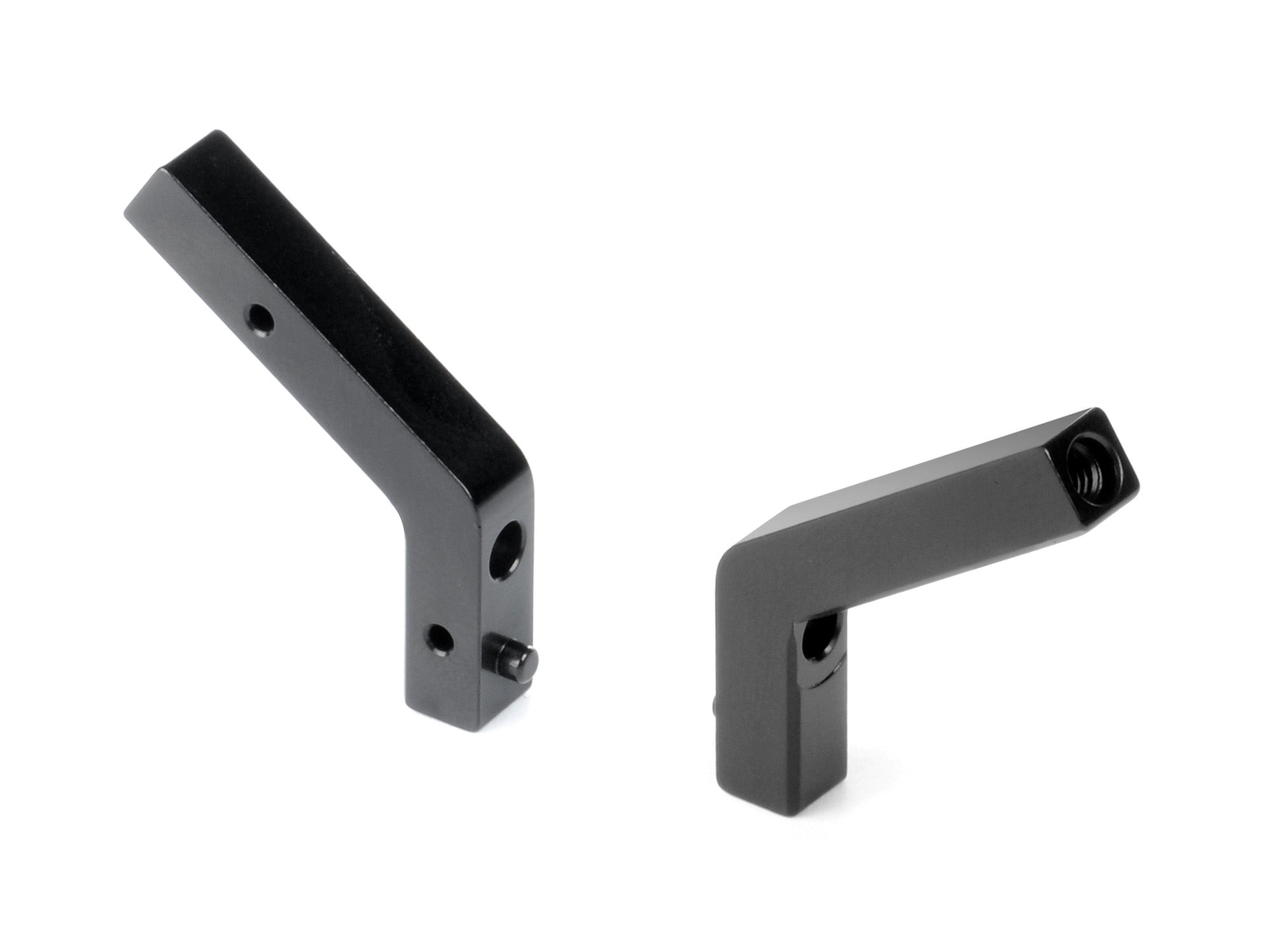 XRAY X4 ALU SHOCK HOLDER REAR FIXED FOR UNI BULKHEADS (2)
