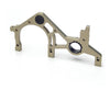 XRAY: Alu Susp. Adjust. Bulkhead Rear Left - Hard Coated