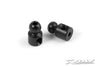 XRAY: ALU 4.9MM BALL END - BLACK (2)
