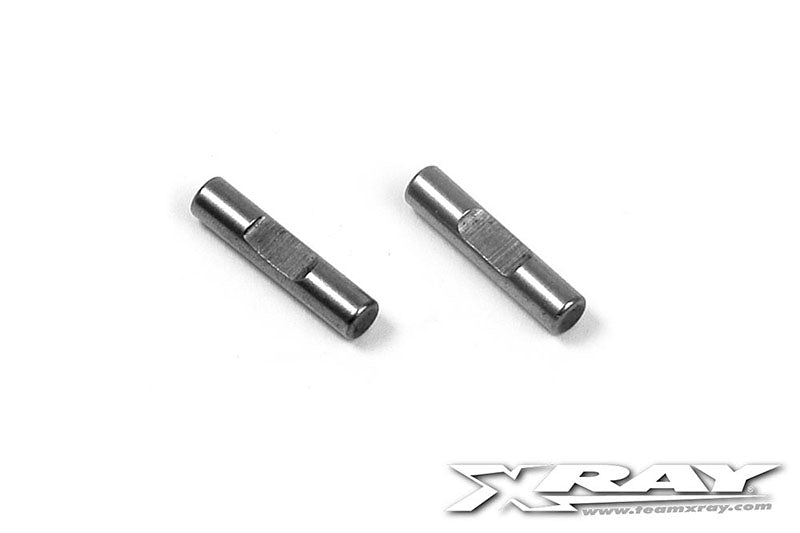 XRAY: ECS DRIVE SHAFT PIN 2 x 9 WITH FLAT SPOT (2)