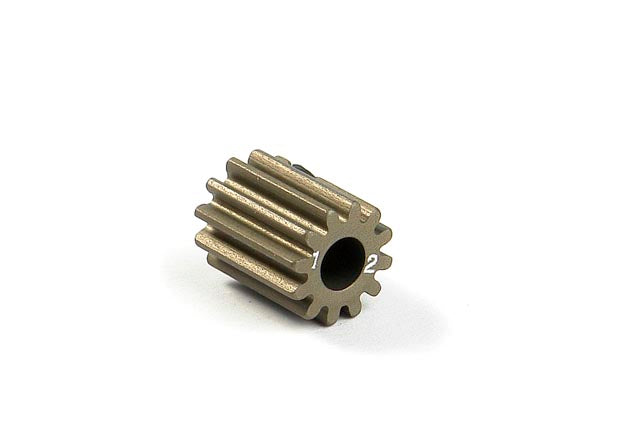 XRAY: NARROW ALU PINION GEAR - HARD COATED 12T / 48