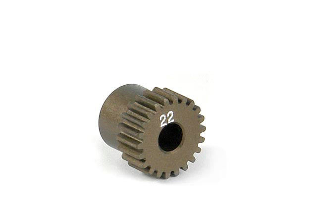 XRAY: NARROW ALU PINION GEAR - HARD COATED 22T / 64