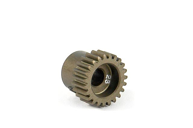 XRAY: NARROW ALU PINION GEAR - HARD COATED 23T / 64