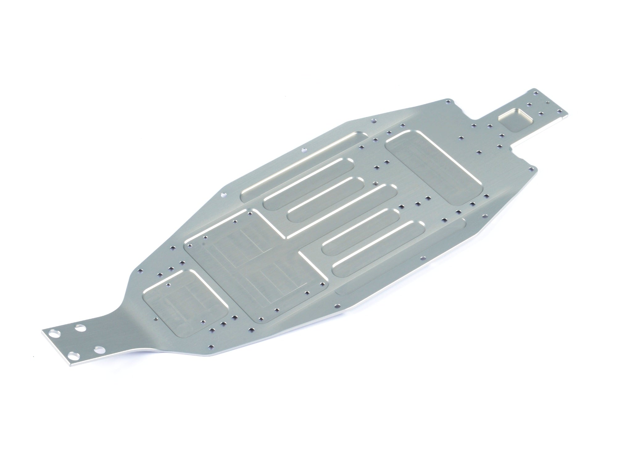 XRAY XB2 ALU CHASSIS - 2.0MM - SHORT - REAR WIDE - SWISS 7075 T6