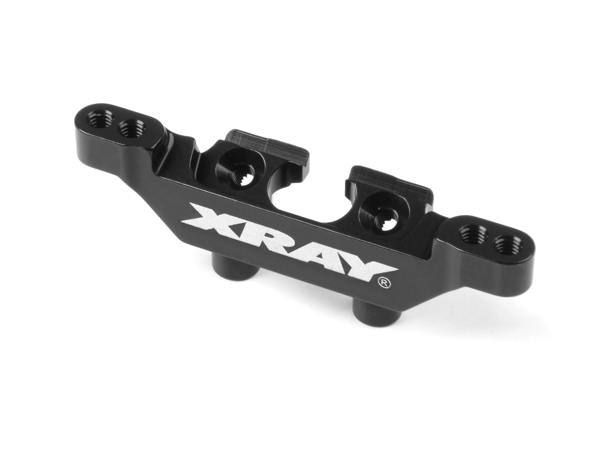 XRAY: ALU FRONT ROLL-CENTER HOLDER FOR BRIDGE UPPER DECK - SWISS 7075 T6