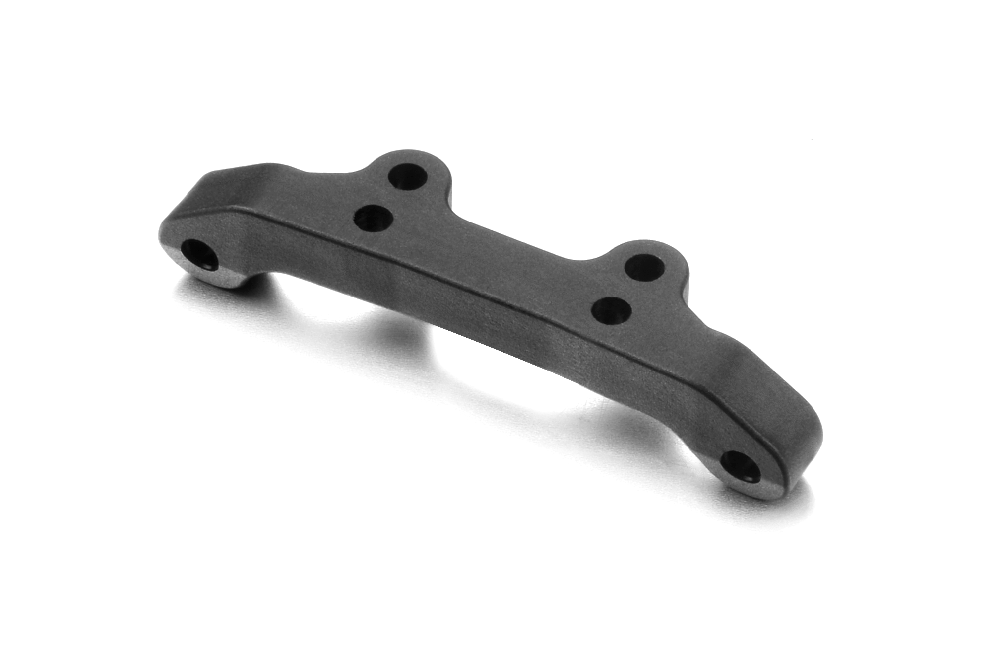 XRAY: COMPOSITE STEERING PLATE - FRONT/REAR MOUNTING POSITIONS - GRAPHITE