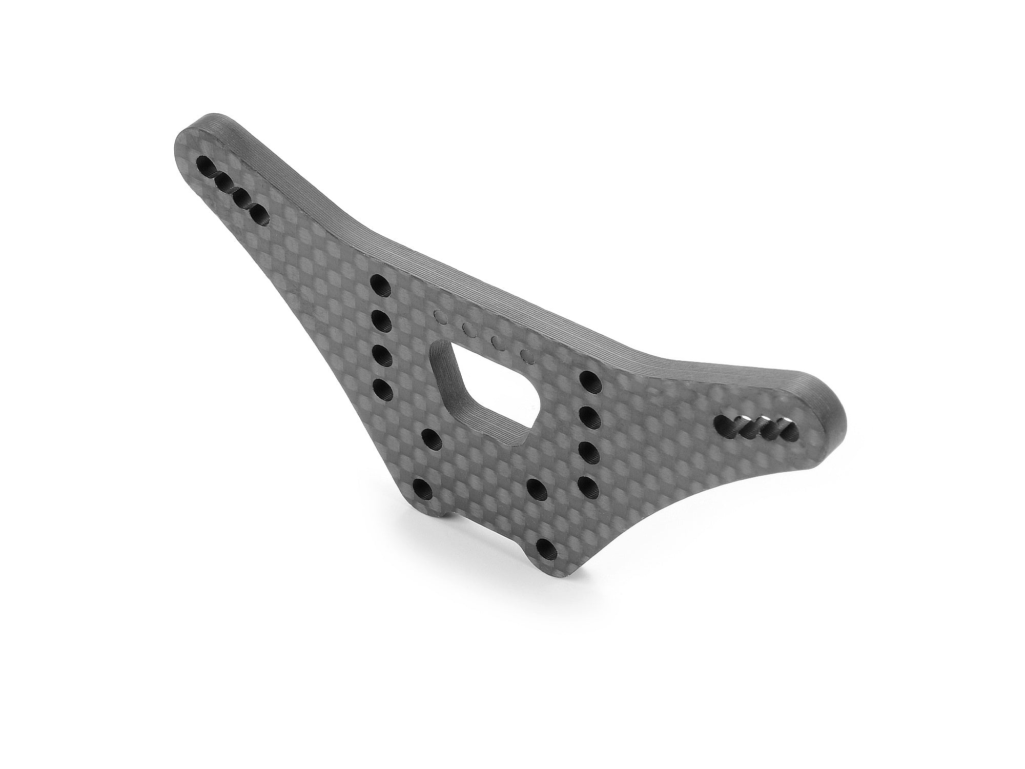 XRAY: XB2 CARBON SHOCK TOWER - 4-DOTS - REAR