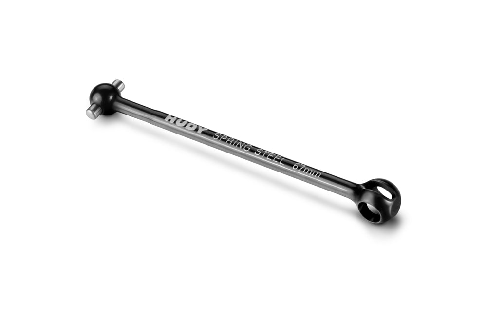 XRAY: REAR DRIVE SHAFT 67MM WITH 2.5MM PIN - HUDY SPRING STEEL™