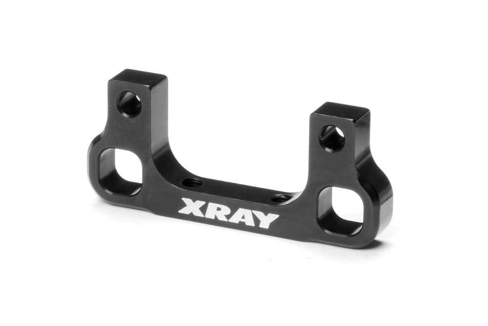 XRAY ALU REAR LOWER 1-PIECE SUSPENSION HOLDER - REAR - BLACK - RR