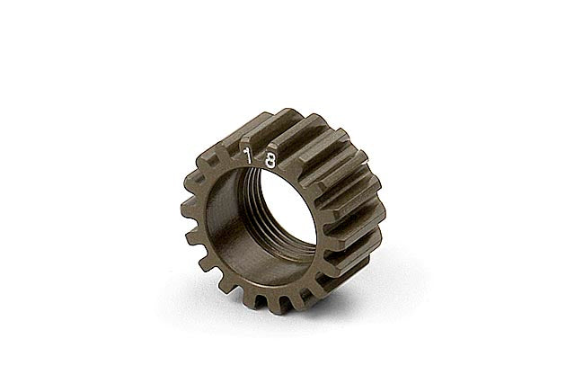 XRAY: XCA ALU 7075 T6 HARD COATED PINION GEAR - 18T (1ST)