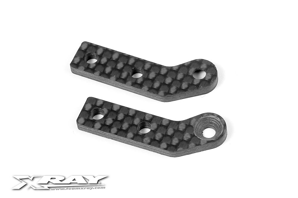 XRAY GRAPHITE EXTENSION FOR SUSPENSION ARM - FRONT LOWER (L+R)