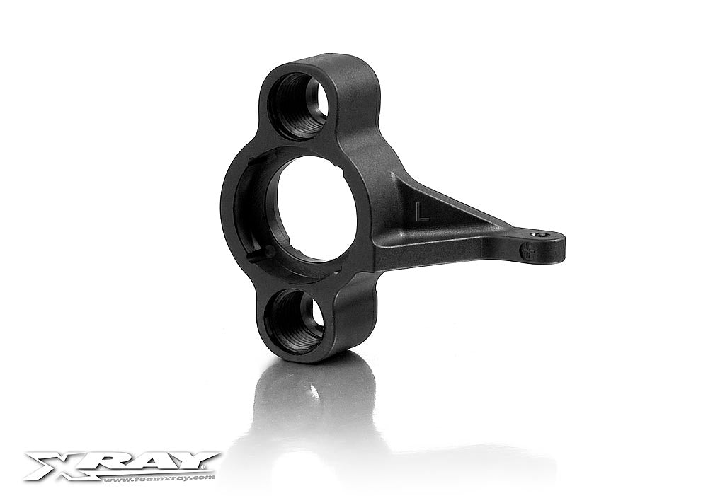 XRAY COMPOSITE STEERING BLOCK +1° KINGPIN LEFT