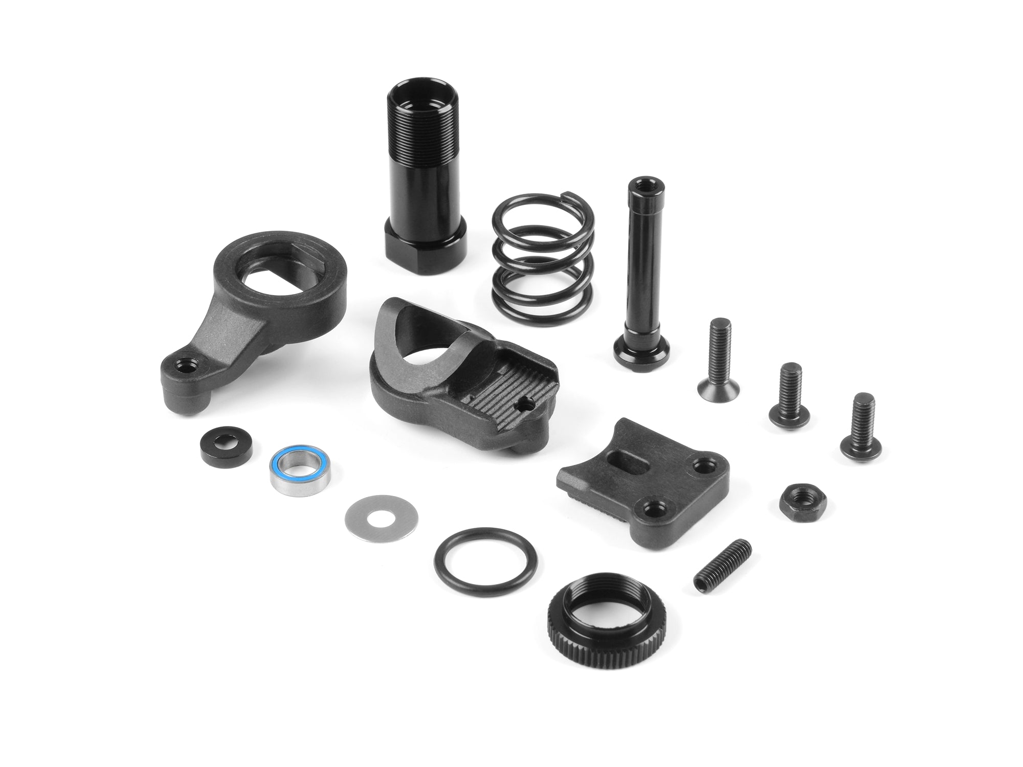 XRAY SERVO SAVER COMPLETE SET - LOWER - GRAPHITE