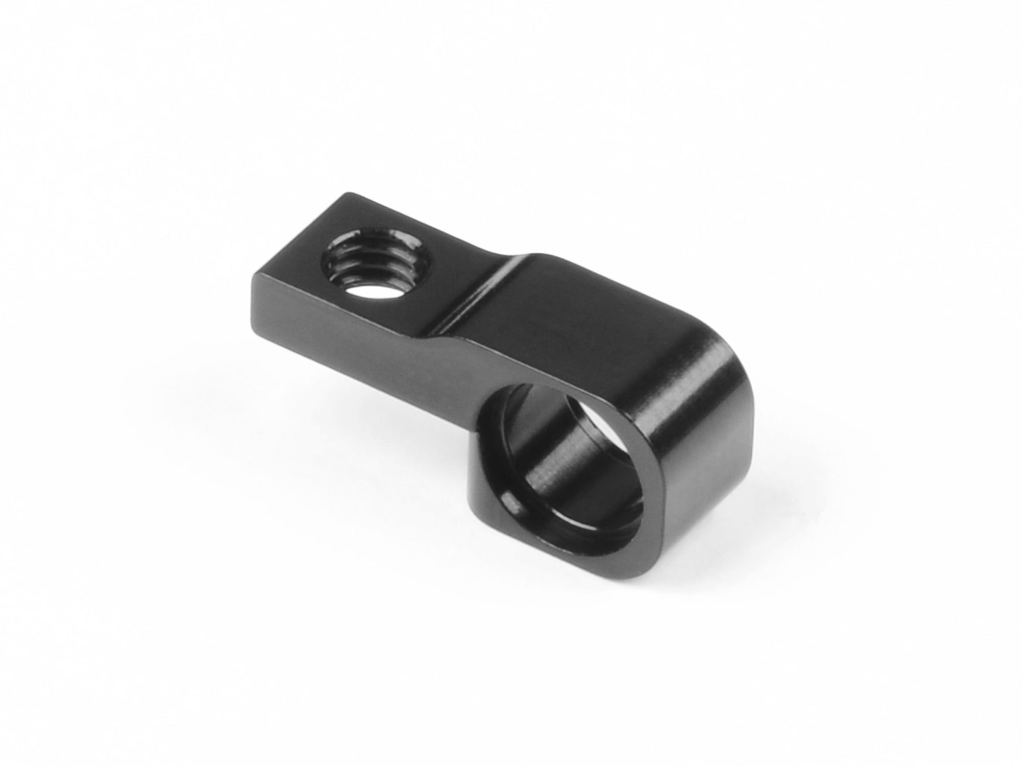 XRAY ALU LOWER FRONT SUSPENSION HOLDER (1) - BLACK - 7075 T6