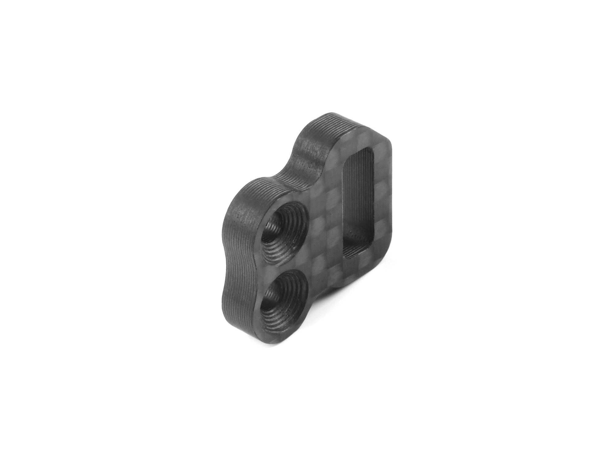 XRAY RX8 CARBON BELT TENSIONER HOLDER - FRONT