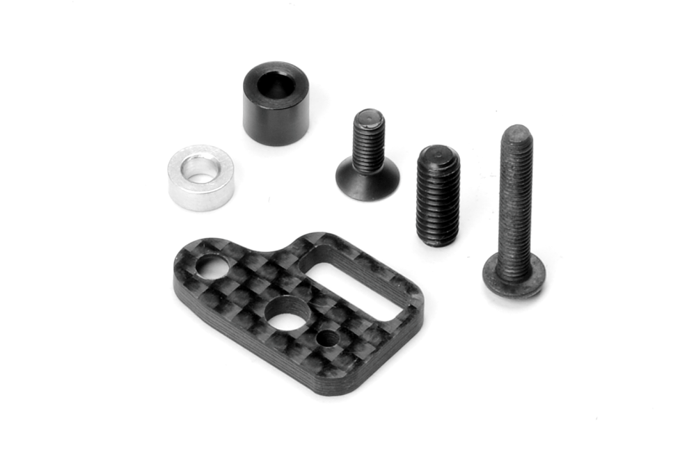 XRAY RX8E GRAPHITE BELT TENSIONER HOLDER