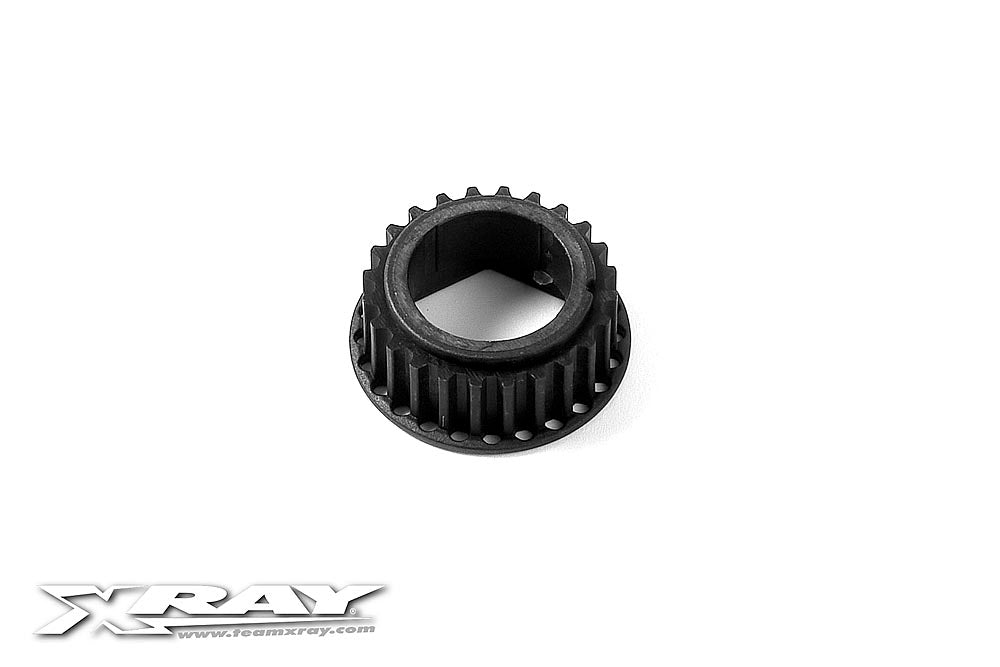 XRAY: COMPOSITE FRONT ONE-WAY AXLE PULLEY 24T