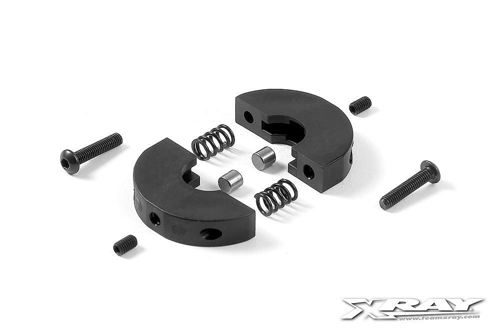 XRAY: COMPOSITE 2-SPEED GEAR BOX SHOE - SET