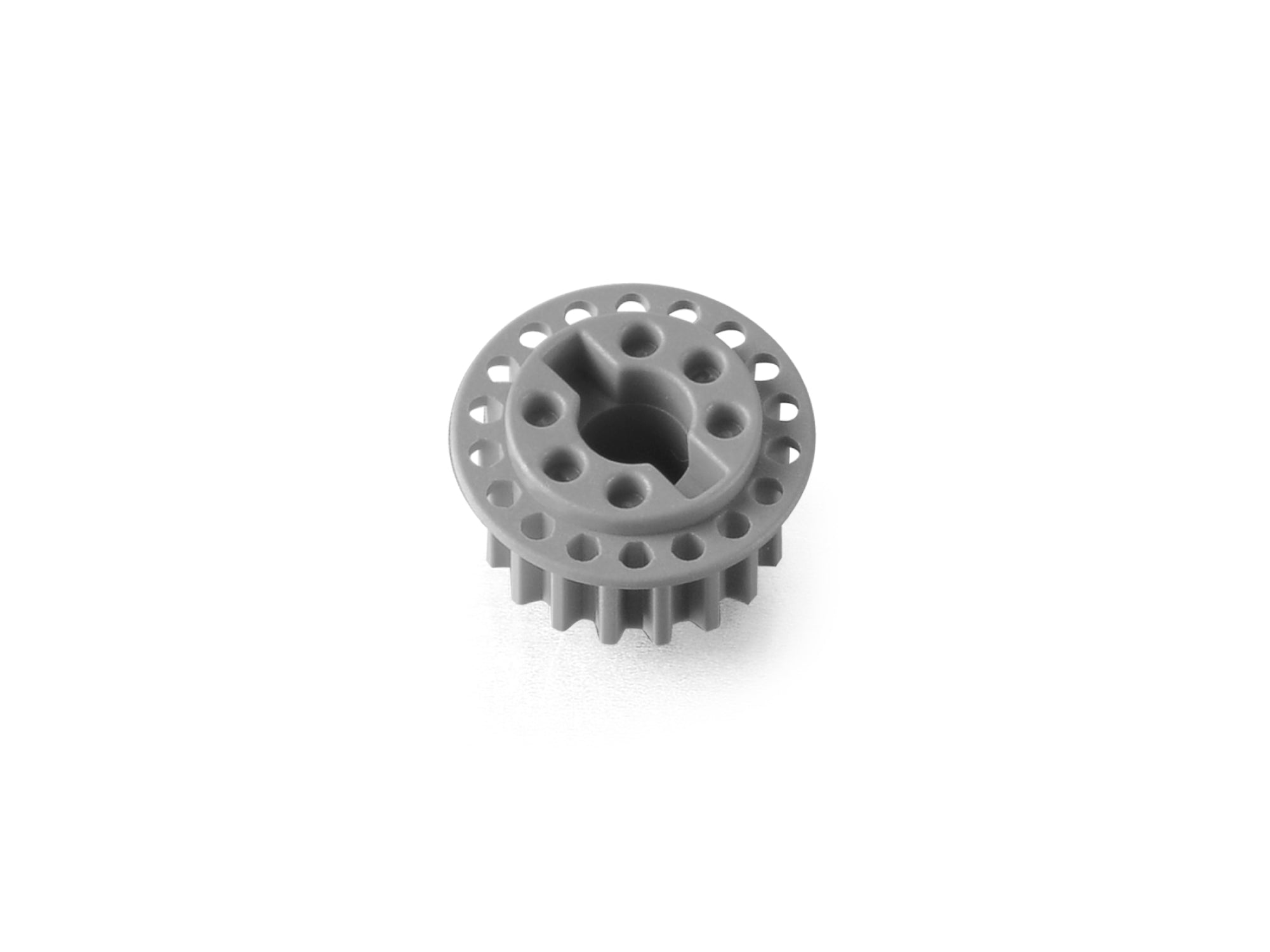 XRAY LOW FRICTION COMPOSITE FRONT BELT PULLEY 18T o6 - CENTER - GRAPHITE